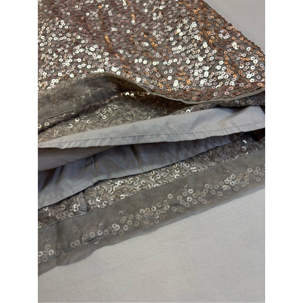 Gap Kids Champagne Sequin Short Sleeve Party Dress Girls Size XL - Picture 5 of 6